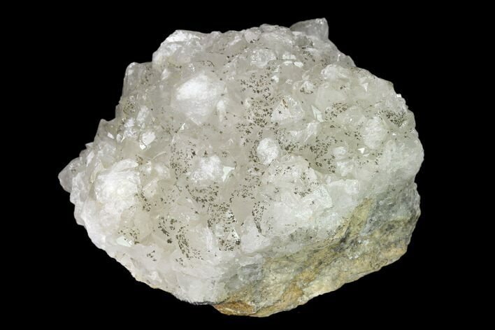 Quartz Crystal Cluster with Pyrite - Morocco #137135
